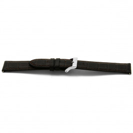 Watch strap Universal G332 Leather Brown 20mm